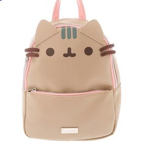 Faux Leather Pusheen Backpack
